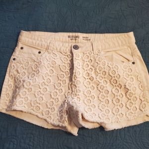 Cream shorts